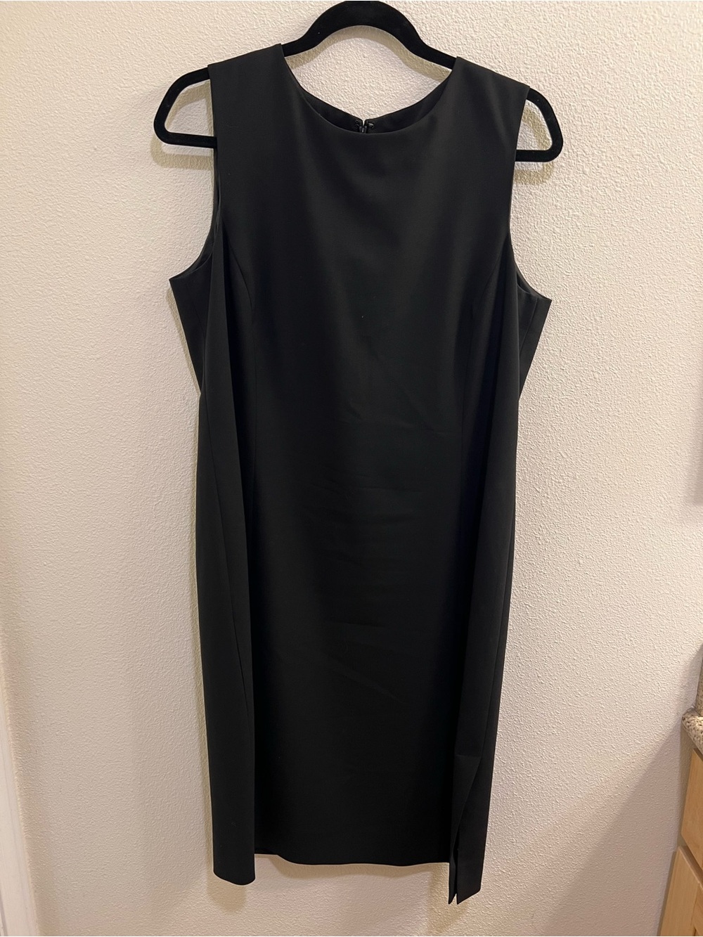Lafayette 148 New York Womens  Wool-Blend Dress, Black
